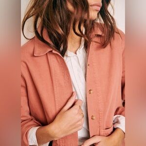 Sezane Will Jacket in Blush